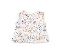 Pinokio Baby - Mädchen Wooven Girls Vest, Écru Blue Summer Mood, 62 EU