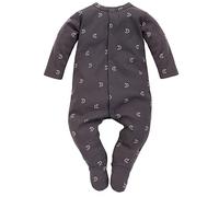 Pinokio Baby Overall Dreamer, 100% cotton graphite in moons, Unisex Gr. 56-86 (74)