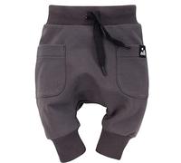 Pinokio Baby Pumphose Dreamer Hose 100% Baumwolle grau - Jogginghose, Haremshose Pumphose Schlupfhose, Unisex Gr. 62-104 (86) 80