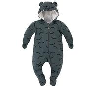 Pinokio Baby Warm Overall Le Tigre, 100% cotton Green with tiger stripes, Unisex Gr. 56-74 (74)