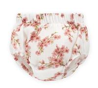 Pinokio Kurze Pumphose Summer Mood, 100% Biobaumwolle, Ecru Blumen, Mädchen, Gr 56-86(56)