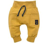 Pinokio - Secret Forest - Baby Kinder Jungen Hose 100% Baumwolle Gelb Pumphose Jogginghose Haremshose Unisex Schlupfhose 62-104 cm (74 cm, 6-9m, Gelb)