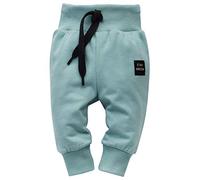 Pinokio - Stay Green - Leggings mit elastischer Bund Jungen Mädchen Unisex Baby Kinder Hosen mit Druck 95% Baumwolle Jogginghose Haremshose Blau Graphit 62 68 74 80 86 92 98 104 cm (Blau, 62)