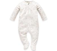 Pinokio Strampler mit Reißverschluss Lovely Day, ecru, Blumenmuster, Mädchen, Gr 56-74(56)