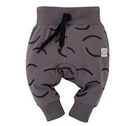Pinokio Unisex Kinder Pinokio Baby Leggins Le Tigre, 95% Cotton, 5% Elastane Grey, Tiger Stripes, Unisex Gr. 62-104 Casual Pants, Graphite, 86 EU