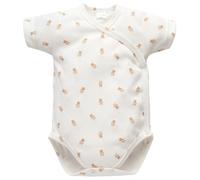 Pinokio Wickelbody Kurzarm, Lovely Day, écru-Teddybär, Unisex 50-68 (68)