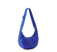 pinqponq Umhängetasche - Krumm Small - aus recyceltem Nylon Blau (Ultimate Blue) Onesize