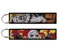 Pinstant Art the Clown Terrifier Captain Spaulding House of 1000 Corpses Horrorfilm Halloween Schlüsselanhänger Ring, gelb, 13 cm lang