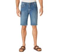 PIONEER AUTHENTIC JEANS Herren Bermuda Shorts Finn | Männer Jeans | Kurze Hose | Freizeit | Regular Fit | Blue Denim/Washed Washed | Blue Used 6617 6822 | 40