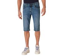 PIONEER AUTHENTIC JEANS Herren Bermuda Shorts ROUVEN | Männer Jeans | Kurze Hose | Freizeit | Modern Fit | Light Blue Denim/Washed Washed | Light Blue Used Whisker 6752 6845 | 42
