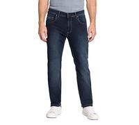 PIONEER AUTHENTIC JEANS Herren Freizeithose Rando | Männer Stoffhose | Regular Fit | Blue Denim/Washed Washed | Blue/Black Used 6688 6802 | 44W - 38L
