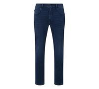 Straight-Jeans "RON used", Herren, Gr. 33, Länge 34, blau, schwarz used whisker, Denim/Jeans, Obermaterial: 76% Baumwolle, 22% Polyester, 2% Elasthan, PIONEER AUTHENTIC JEANS, unifarben, straight fit 