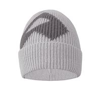 Pioneer Camp Winter Beanie Mütze Herren Damen, Warm Fleece Wintermützen Dehnbare Strickmütze Laufmützen Weiche Wollmütze Unisex(Grey;F)
