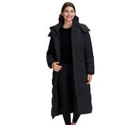 Pioneer Camp Wintermantel Damen Lang Warm Daunenjacke Wind und Wasserdicht Steppmantel Damen Winterjacke mit Abnehmbarer Kapuze Puffer Jacke mit Taschen Daunenmantel Damen für Kalte Winter