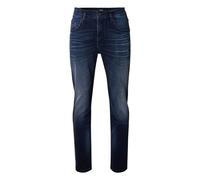 Pioneer - Herren 5-Pocket Jeans Hose Rando, Megaflex (PO 16741.6596), Farbe:Blue Used Buffies (6824), Größe:W32, Länge:L34