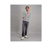 Pioneer Regular Fit Jeans dunkelgrau, Used-Look