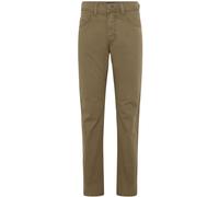 Pioneer Tapered Fit Jeans braun, Einfarbig