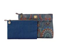 Pip Studio Caryn Kosmetiktasche Combi Jabali blau 26cm