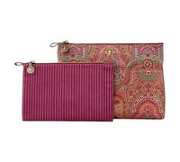 Pip Studio Caryn Kosmetiktasche Combi Jabali rot 26cm