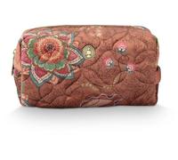 Pip Studio Coco Cosmetic Bag Medium Mumbai Morning Brown 21.5x10x10.5cm