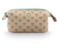PIP Studio Cooper Kosmetiktäschchen Klein Jaipur Flower KHAKIGREEN