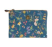 PiP Studio Cosmetic Flat Pouch Small Petites Fleurs/Star Tile Dark Blue 19.5x13x1cm