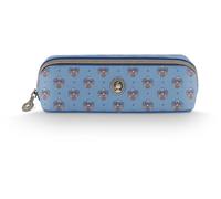 Pip Studio Cyrille Cosmetic Bag Small Jaipur Flower Blue 20x7.5x7.5cm