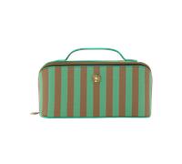 Cyrille Cosmetic Bag Medium Stripe Green 23.5x11x5x22cm