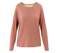 Pip Studio Damen Shirt Langarmshirt Tina Long Sleeve Top Thousands Leaves, Farbe:Altrosa, Artikel:-251 pink, Größe:XL