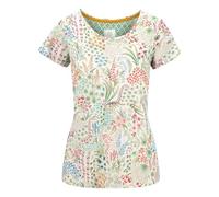 Pip Studio Damen T-Shirt Oberteil Kurzarmshirt Tilly Short Sleeve Top Querida, Farbe:Weiß, Artikel:-White, Größe:M