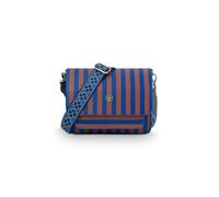 Pip Studio Fenna Schultertasche Mittel Streifen Blau
