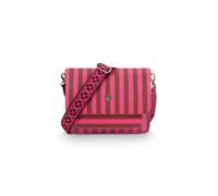 PiP Studio Umhängetasche Fenna Medium gestreift Pink 25x7x20 cm