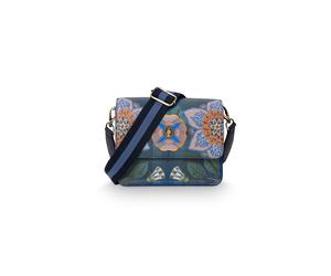 Pip Studio Fenna Cross Body Flap Small Flores Felices Dark Blue