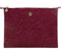Pip Studio Flache Kosmetiktasche Charly Samt Quilty Days, groß - Rot