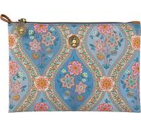 Pip Studio Flaches Kosmetiktäschchen Charly mittelgroß Ornamento - Blau