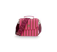 Pip Studio Frances Schultertasche Klein Streifen Rosa