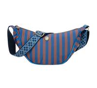 Pip Studio Freya Half Moon Cross Body Bag Stripe Blue 34x10x16cm