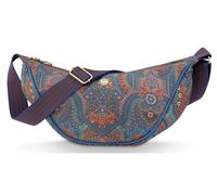 Pip Studio Freya Half Moon Cross Body Bag Jabali Blue 34x10x16cm