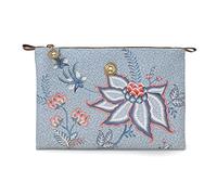 Pip Studio Kosmetiktasche Flower Festival | Light Blue - 24 x 15,5 x 1