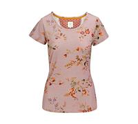 Pip Studio Kurzarm Top Tilly Kawai Flower | hell pink - S