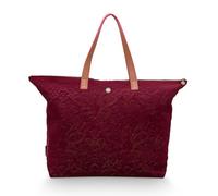 Pip Studio Tote Bag Velvet Quiltey Days Red