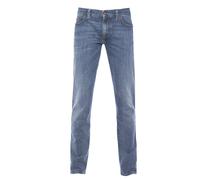 Alberto Jeans Pipe Regular Fit Baumwoll-Stretch 11oz Mittelblau 33/32
