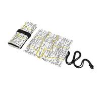 pipisweet 12/24/36/48/72-Loch-bedruckter Laub-Dschungel-Leinwand, farbiger Bleistiftvorhang, Kunst-Skizzen-Bleistifttasche, Federmäppchen, Stifte-Organizer, 1 x B, 72 holes.