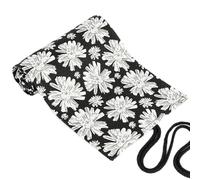 pipisweet 12/24/36/48/72-Loch-bedruckter Laub-Dschungel-Leinwand, farbiger Bleistiftvorhang, Kunst-Skizzen-Bleistifttasche, Federmäppchen, Stifte-Organizer, 2 x A, 24 holes