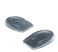 pipisweet Einlegesohlen aus Silikongel, zur Erhöhung der Höhe, Fersenhebe-Einsätze, Schuhfußpflege, elastisch, 1 cm für Herren, 2 Stück