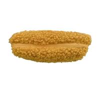 pipisweet Federmäppchen aus Lammwolle, 10 Stück / 20 Stück, Plüsch, Kawaii, Reißverschluss, Kosmetik, Make-up, Organizer, Tasche, Schule, Büro, Schreibwaren, gelb, *10