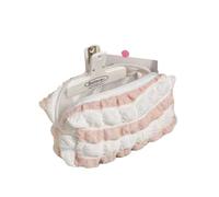 pipisweet Federmäppchen im Kawaii-Stil für Mädchen, niedliches koreanisches Schreibwaren für Büro, Schulbedarf, Studenten, 2 Stück, Orange / Weiß, Einheitsgröße