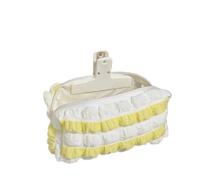 pipisweet Federmäppchen im Kawaii-Stil für Mädchen, niedliches koreanisches Schreibwaren für Büro, Schulbedarf, Studenten, 2 Stück, Gelb und Weiß, Einheitsgröße