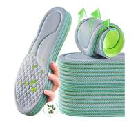 pipisweet Orthopädische Einlegesohlen 2 Stück Uni Memory Foam Einlegesohlen Desodorierende Einlegesohlen Schweißabsorbierend Schuhzubehör Schwarz 39-40