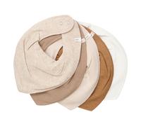 Pippi 5er-Pack Dreieckstücher beige/braun interlock